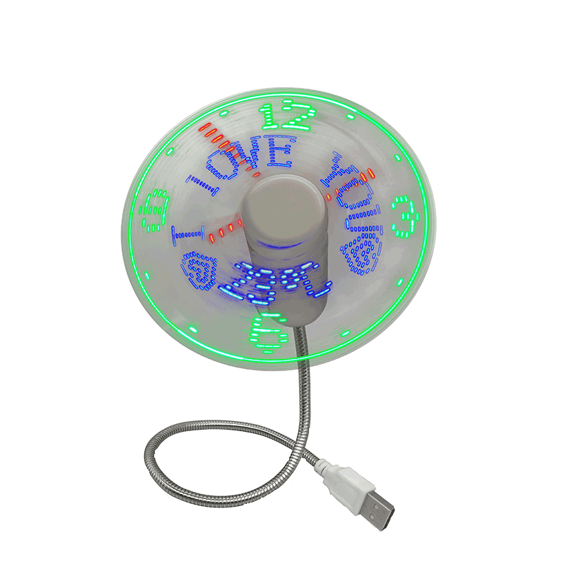 Ventilator de ceas cu led USB S02